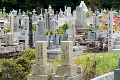 Japan, Koya-san, Friedhof Oku-no-in