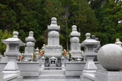 Japan, Koya-san, Friedhof Oku-no-in