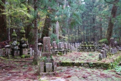 Japan, Koya-san, Friedhof Oku-no-in