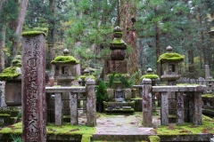 Japan, Koya-san, Friedhof Oku-no-in