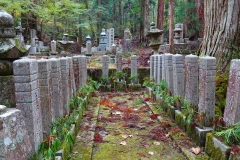 Japan, Koya-san, Friedhof Oku-no-in