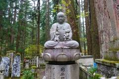 Japan, Koya-san, Friedhof Oku-no-in