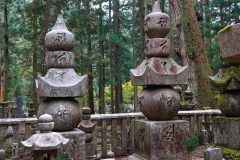Japan, Koya-san, Friedhof Oku-no-in