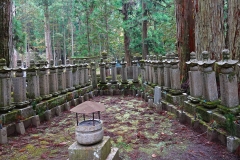 Japan, Koya-san, Friedhof Oku-no-in