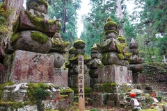Japan, Koya-san, Friedhof Oku-no-in