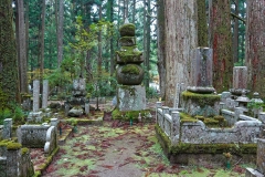 Japan, Koya-san, Friedhof Oku-no-in