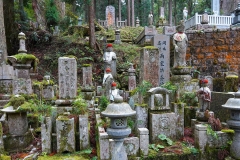 Japan, Koya-san, Friedhof Oku-no-in