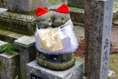 Japan, Koya-san, Friedhof Oku-no-in