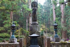 Japan, Koya-san, Friedhof Oku-no-in