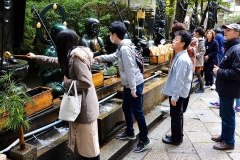 Japan, Koya-san, Friedhof Oku-no-in