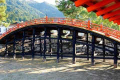 Japan, Miyajima, Itsukushima Schrein, Bogenbrücke