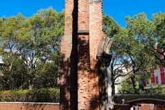 Japan, Nagasaki, Friedenspark, Atombombenhypozentrum, Ruinen der Urakami Kathedrale