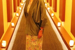 Japan, Takayama, Ryu-Resort, Im Baumwoll-Yukata