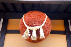 Japan, Takayama, Sugidama (Zedernball)
