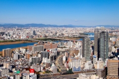 Japan, Osaka, Blick vom Umeda Sky Building