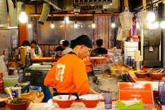 Japan, Osaka, Dotonbori, Garküche