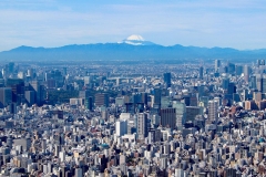 Japan, Tokio, Blick vom Skytree auf den heiligen Fuji