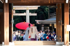 Japan, Tokio, Meiji-Schrein, Traditionelle Hochzeit