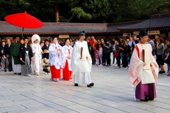 Japan, Tokio, Meiji-Schrein, Traditionelle Hochzeit