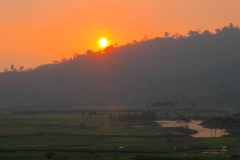 Java, Malang, Sonnenuntergang