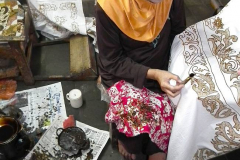 Java, Yogjakarta, Batik-Handwerk
