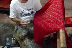 Java, Yogjakarta, Batik-Handwerk