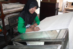 Java, Yogjakarta, Batik-Handwerk