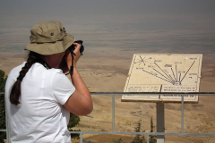 Jordanien, Blick vom Berg Nebo in das Gelobte Land