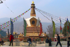 Nepal, Kathmandu, Tempelanlage Swayambhunath