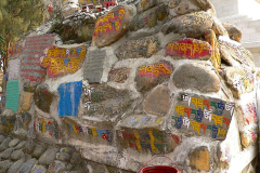Nepal, Kathmandu, Tempelanlage Swayambhunath, Tibetische Manisteine