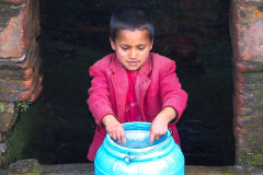 Nepal, Kathmandu, Öffentlicher Waschplatz