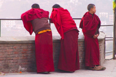 Nepal, Kathmandu, Tempelanlage Swayambhunath