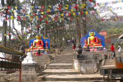 Nepal, Kathmandu, Tempelanlage Swayambhunath