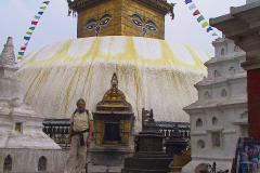 Nepal, Kathmandu, Tempelanlage Swayambhunath