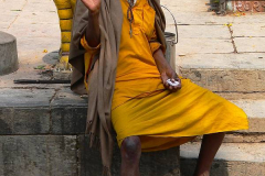 Nepal, Kathmandu, Durbar Square, Sadhu