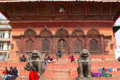 Nepal, Kathmandu, Durbar Square, Nava Durga-Tempel