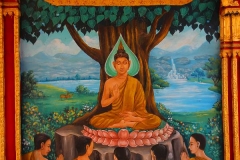 Laos, Vientiane, Wat Xieng Gneun