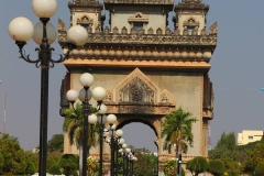 Laos, Vientiane, Patuxai, Siegestor