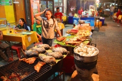 Laos, Vientiane, Nachtmarkt