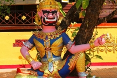 Laos, Vientiane, Wat Si Muang