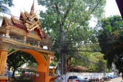 Laos, Vientiane, Kabelsalat