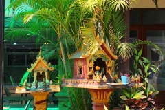 Laos, Vientiane, Geisterhäuschen