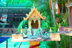 Laos, Vientiane, Geisterhäuschen
