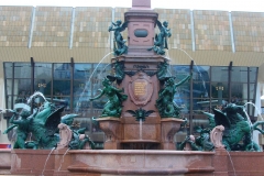 Leipzig, Mendebrunnen vor dem Gewandhaus