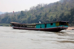 Laos, Fahrt auf dem Mekong nach Luang Prabang