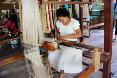 Laos, Luang Prabang, Ock Pop Tok Seidenweberei
