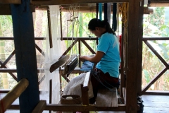 Laos, Luang Prabang, Ock Pop Tok Seidenweberei