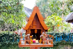 Laos, Luang Prabang, Geisterhäuschen
