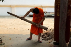 Laos, Luang Prabang, Wat Sensoukharam