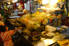 Malaysia, Kuala Lumpur,  Jalan Alor Food Street, Satay